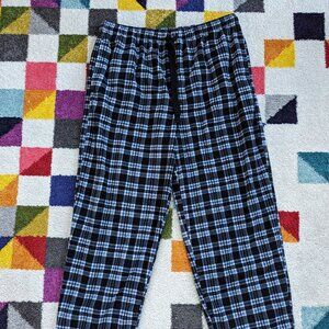 NEW Chaps Men's XL Fleece Pajama Pants Blue Plaid